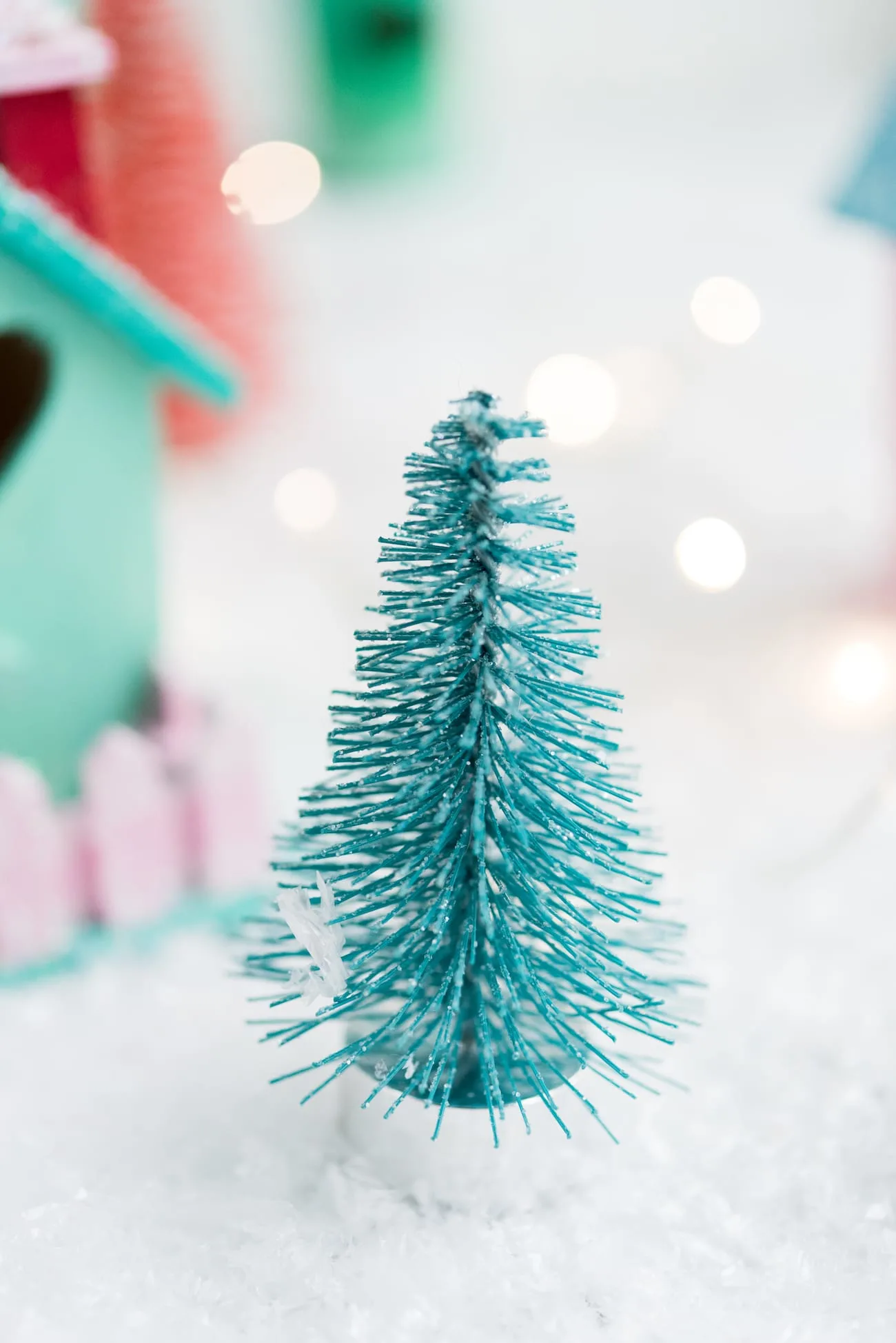 DIY Christmas Village Ornaments | Christmas crafts, holiday entertaining tips, Christmas cocktails and more from entertaining blog @cydconverse