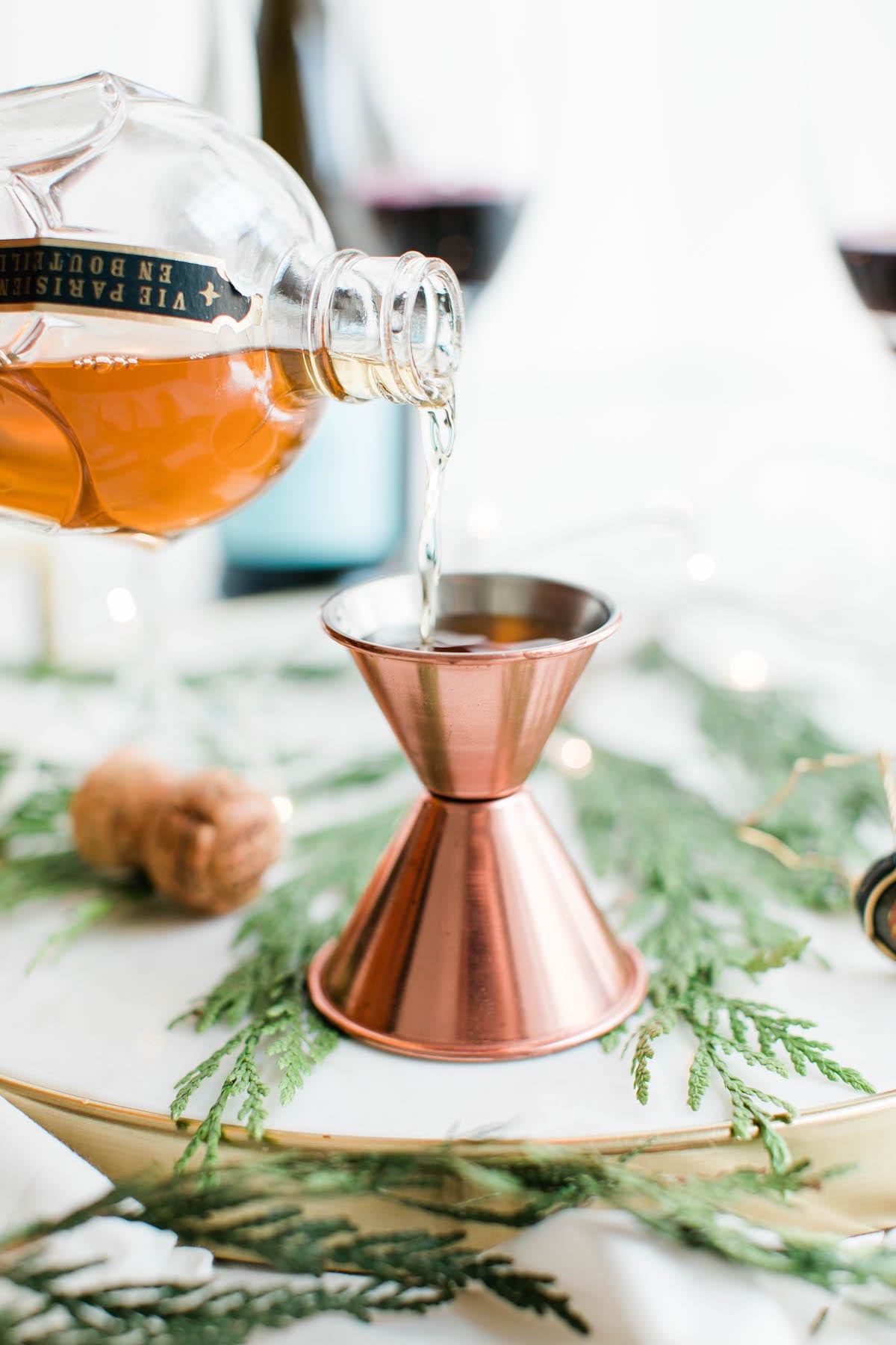 Champagne cocktails make the best Christmas cocktails! This blueberry bubbly sparkler is the perfect Christmas cocktail recipe. See more from entertaining blog @cydconverse!