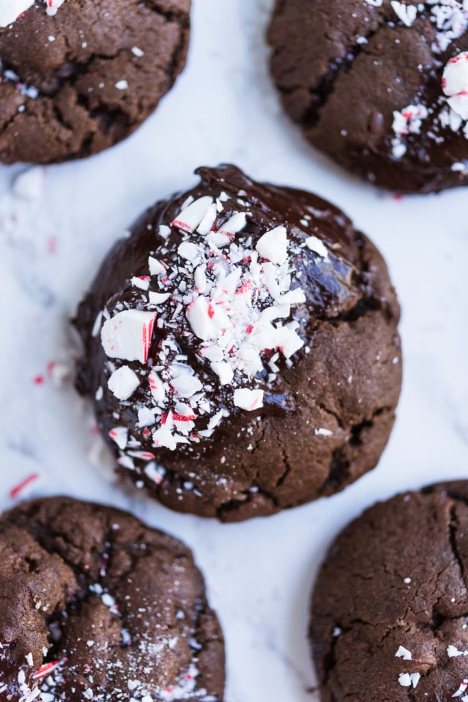 Fudge Dipped Double Chocolate Peppermint Cookies The Sweetest Occasion
