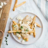 Vegetarian Poutine with Easy Vegetarian Gravy