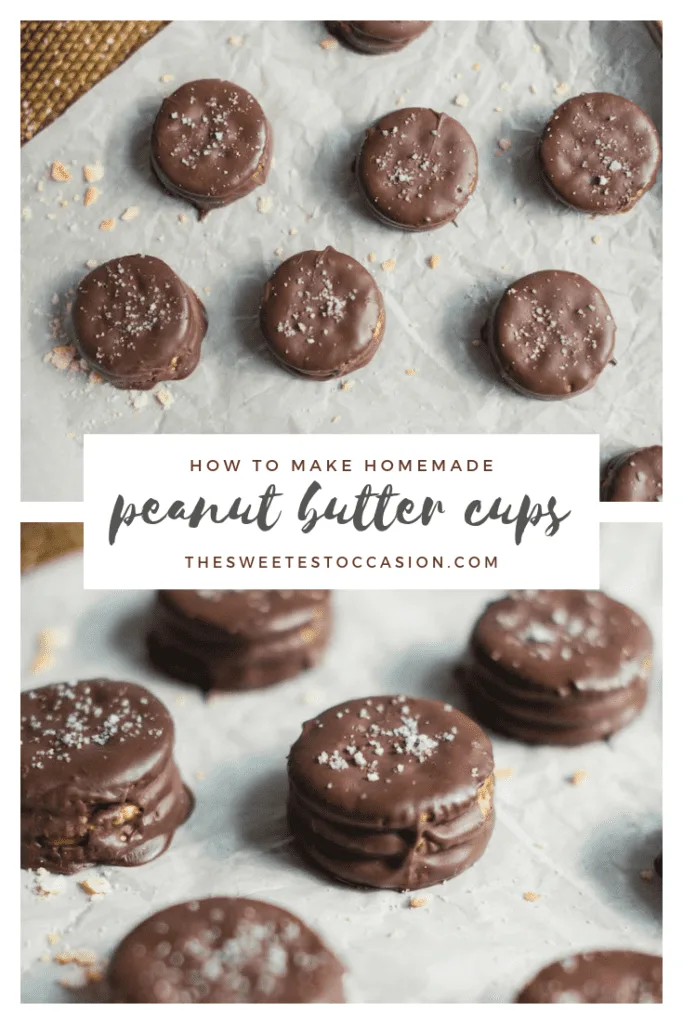 Homemade Peanut Butter Cups Recipe - Easy no-bake desserts, peanut butter desserts and more from @cydconverse