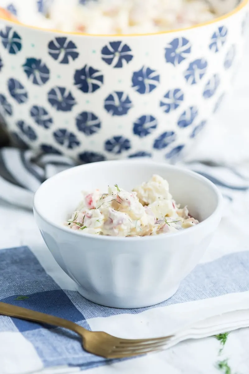 The Best Potato Salad Recipe - Summer Salad Recipes from entertaining blog @cydconverse