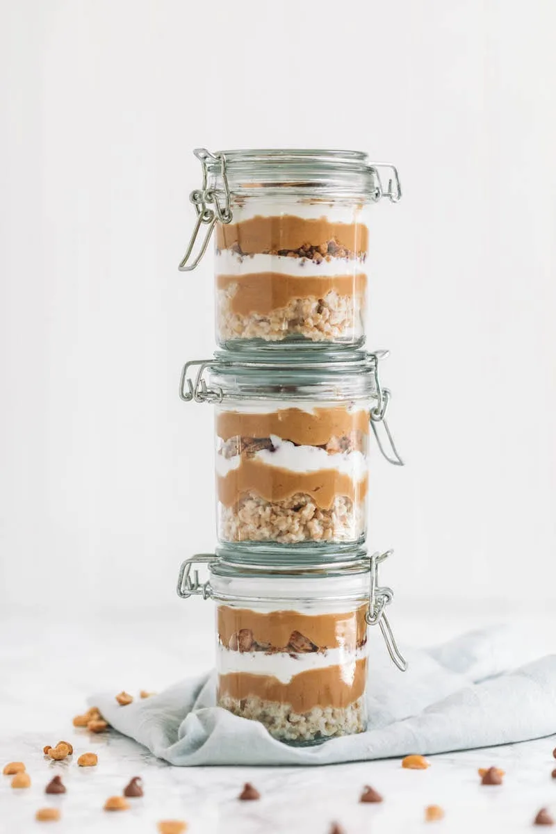 Peanut Butter Breakfast Parfaits - Easy Breakfast Ideas