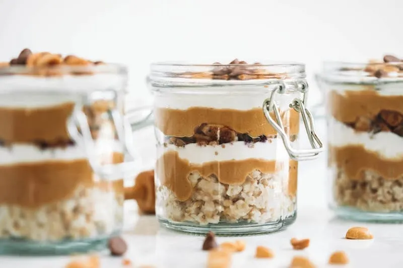 Peanut Butter Breakfast Parfaits - Easy Breakfast Ideas