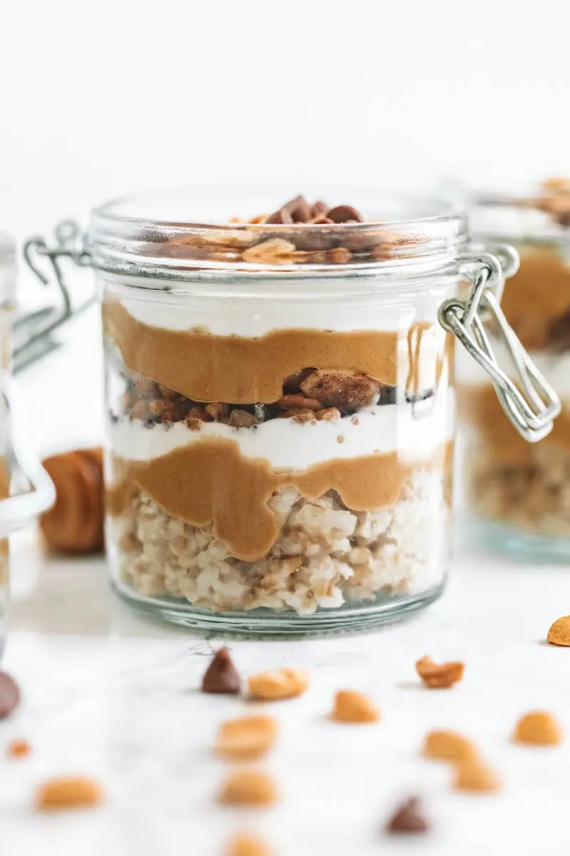 Peanut Butter Breakfast Parfaits - Easy Breakfast Ideas