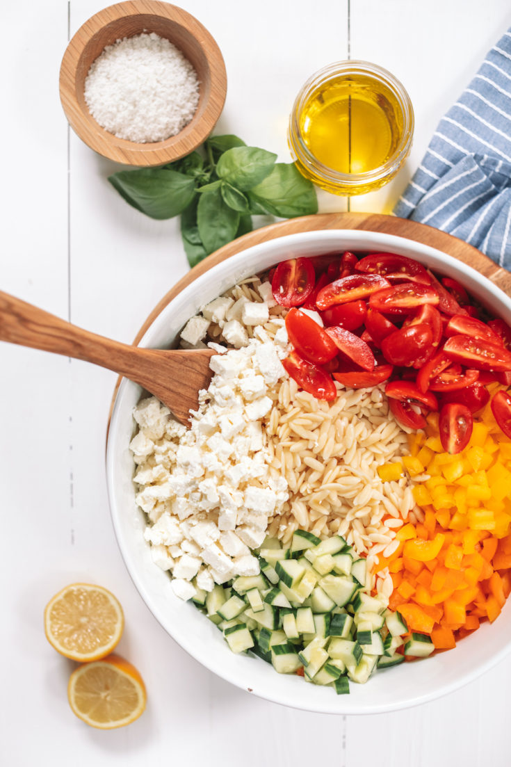 Mediterranean Orzo Salad With Feta The Sweetest Occasion   Mediterranean Orzo Salad With Feta 11 735x1103 