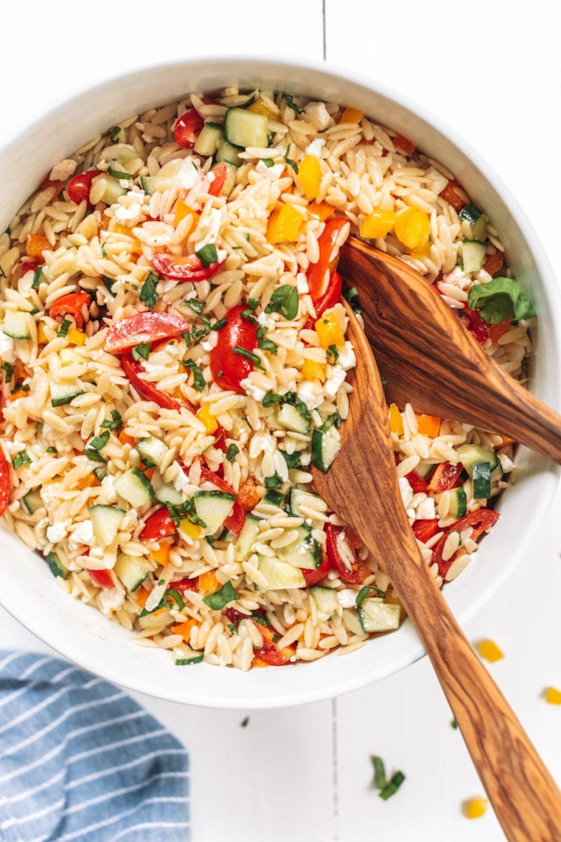 Mediterranean Orzo Salad With Feta The Sweetest Occasion   Mediterranean Orzo Salad With Feta 7 800x1200 