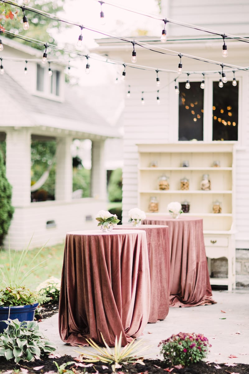 The Sweetest Occasion | Fall Backyard Wedding Ideas