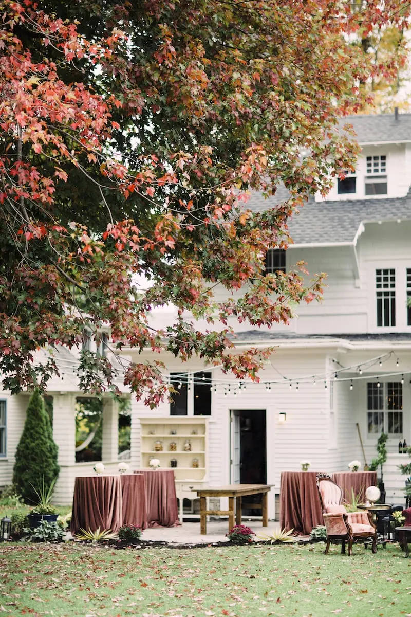 The Sweetest Occasion | Fall Backyard Wedding Ideas