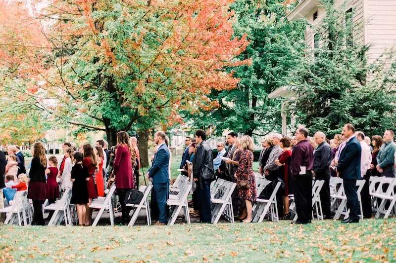 The Sweetest Occasion | Fall Backyard Wedding Ideas