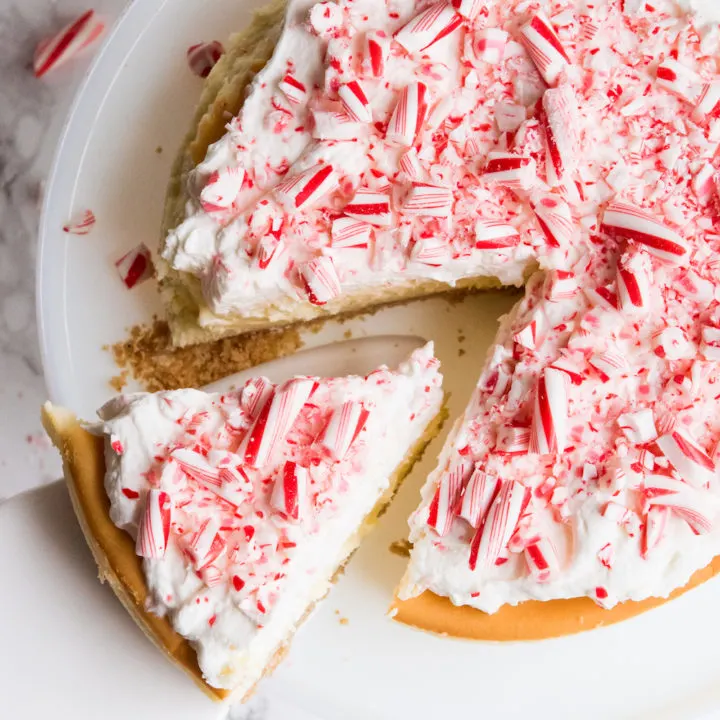 The Easiest Christmas Cheesecake Hack