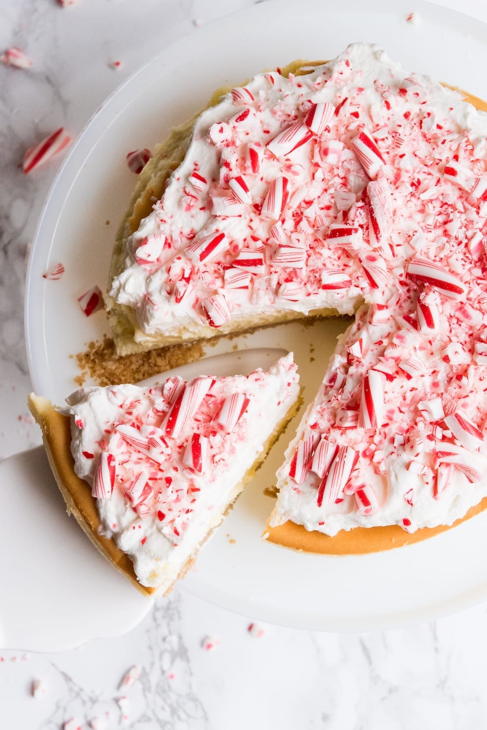 The Easiest Christmas Cheesecake Hack