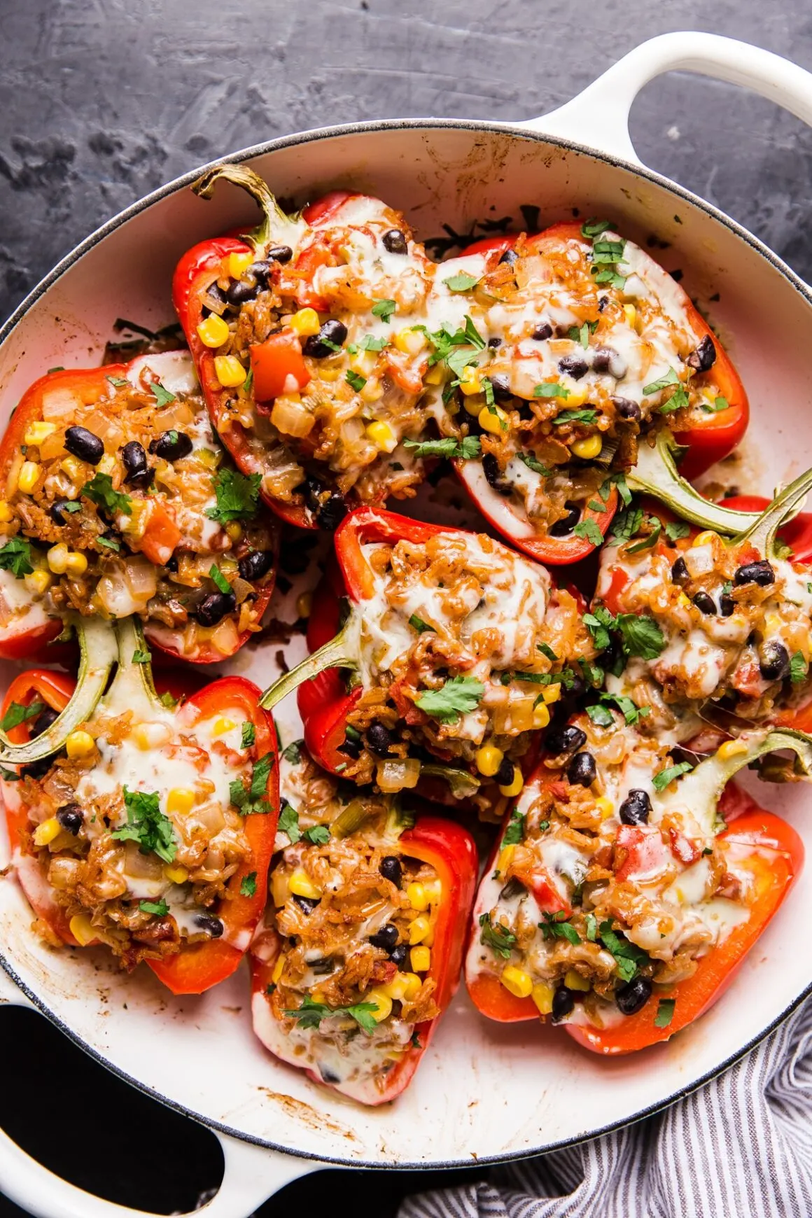 Easy Dinner Recipes: Vegetarian Stuffed Peppers