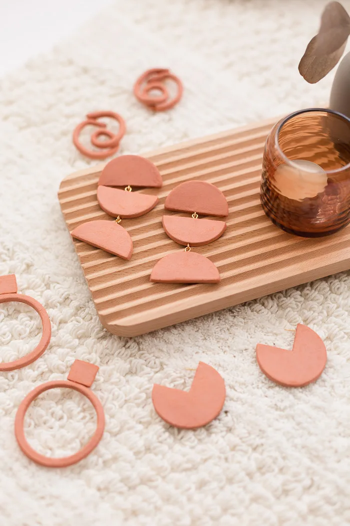 DIY Gifts for Mom: DIY Terracotta Earrings