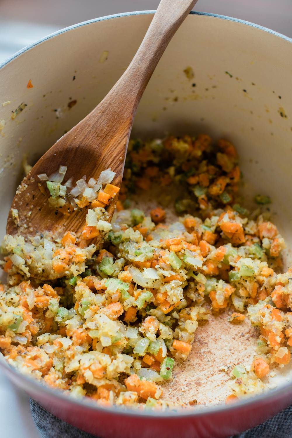 Mirepoix with a Roux