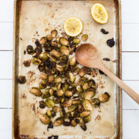 Easy Oven Roasted Brussels Sprouts